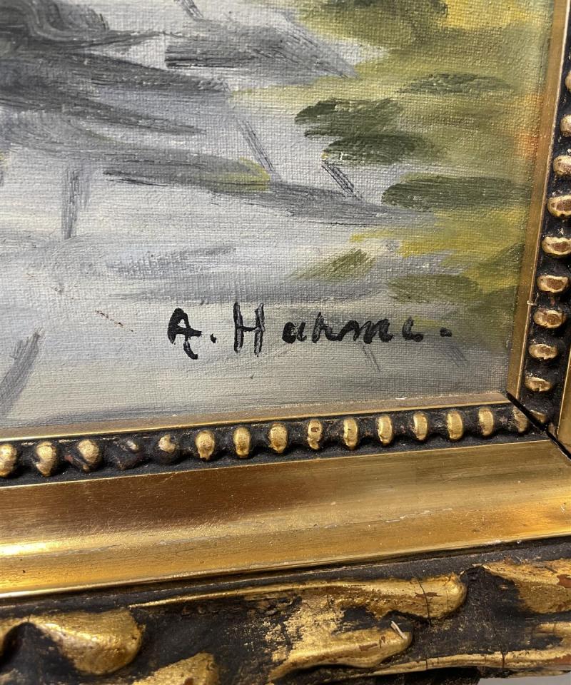 Taulu Järvimaisema öljyväri, signeerattu