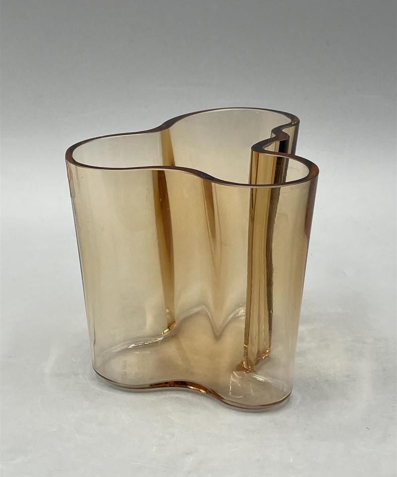 Iittala Aalto maljakko 95mm Rion ruskea