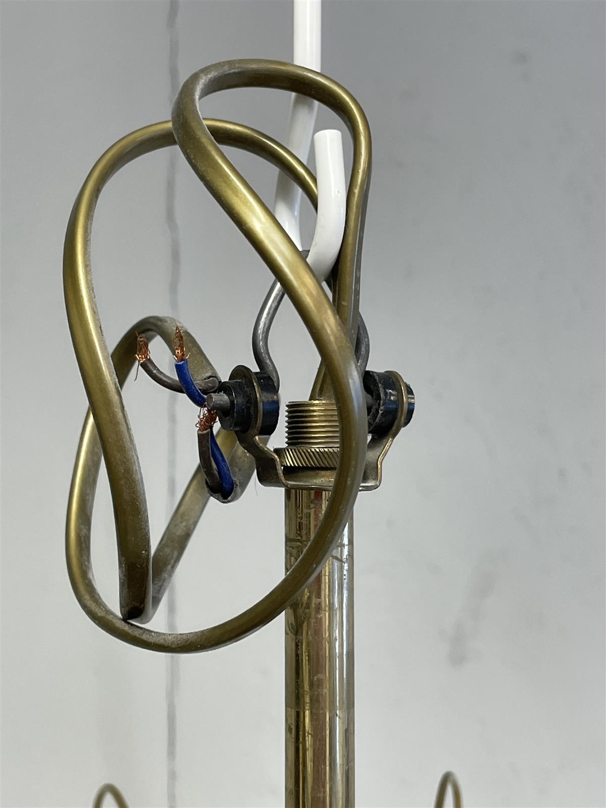 Vintage Kattokruunu kristalleilla 8-valopistettä