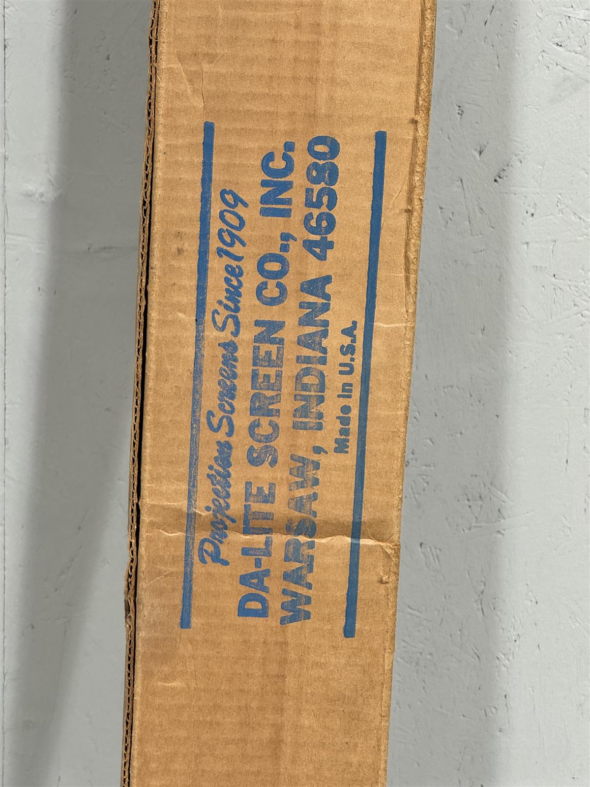 Vintage Da-Lite projektorikangas 1950-luku