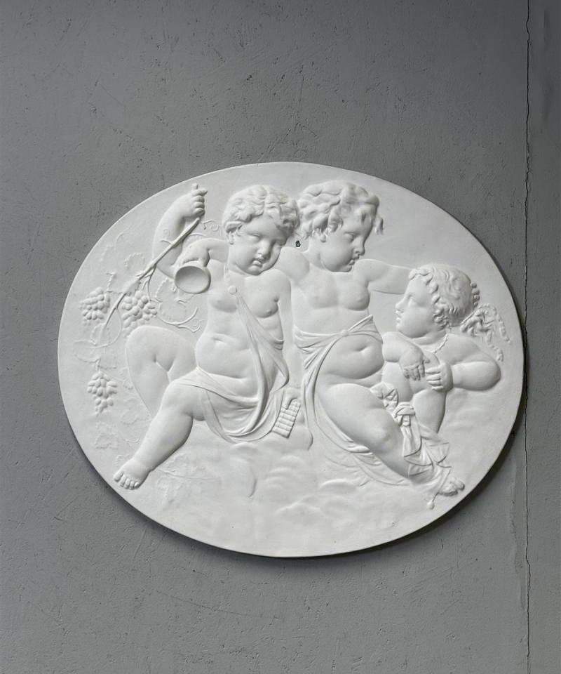 Klassinen kipsi reliefi 70cm