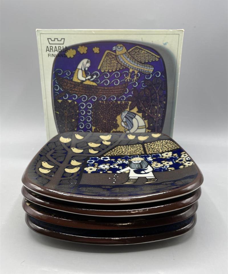 Arabia Kalevala vuosilautanen 5-osaa 1976-1980