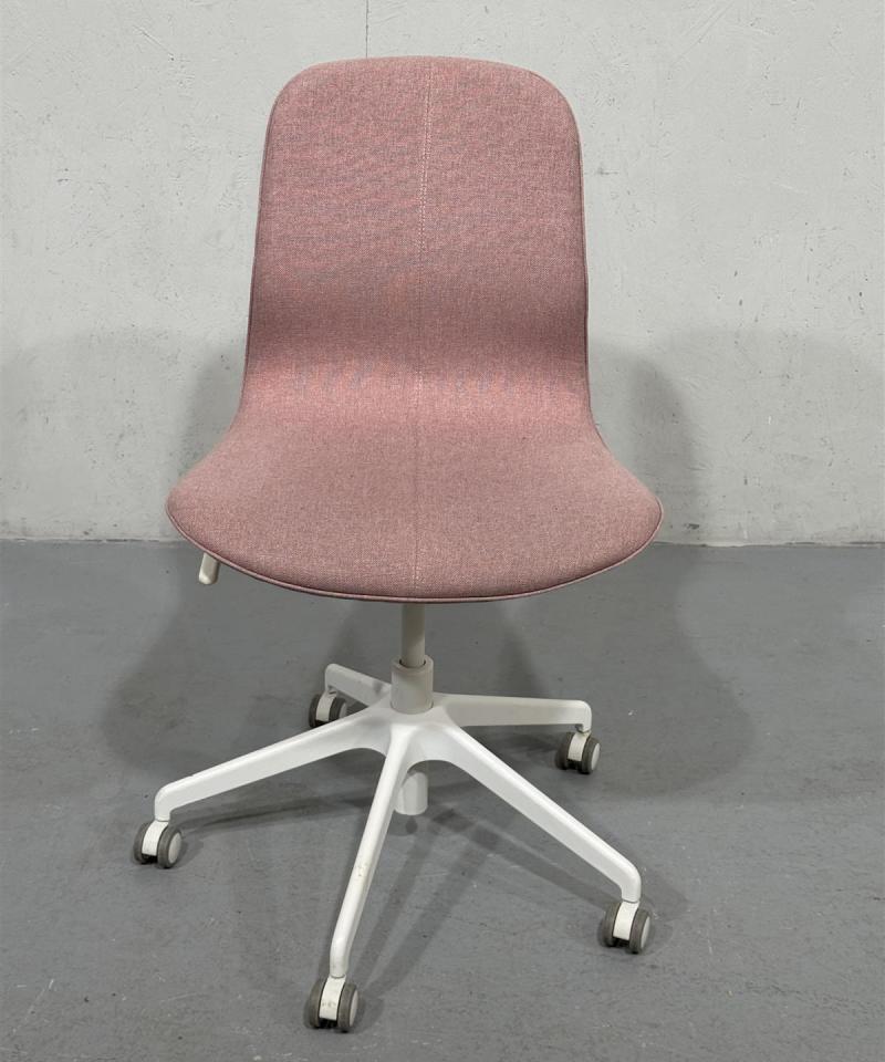 Ikea Långfjäll toimistotuoli, vaaleanpunainen