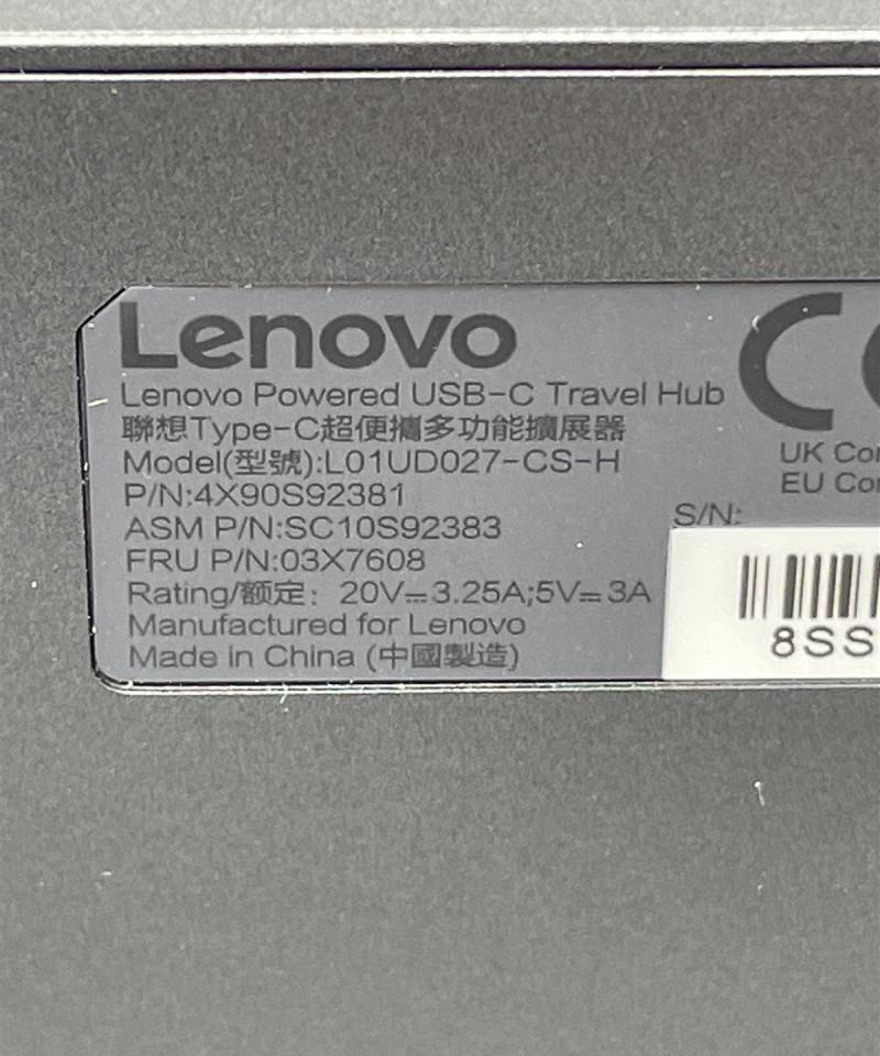 Lenovo USB-C Travel Hub (B)