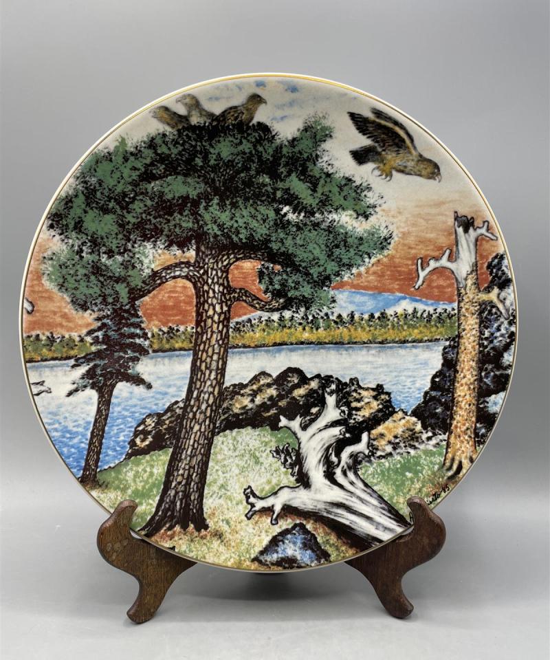 Arabia Lappi isot taidelautaset 1980-1985, Andreas Alariesto