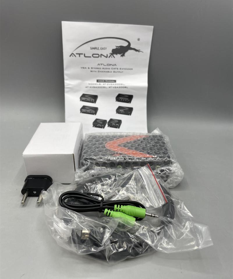 Atlona VGA ja stereoääni CAT5 -jatkaja