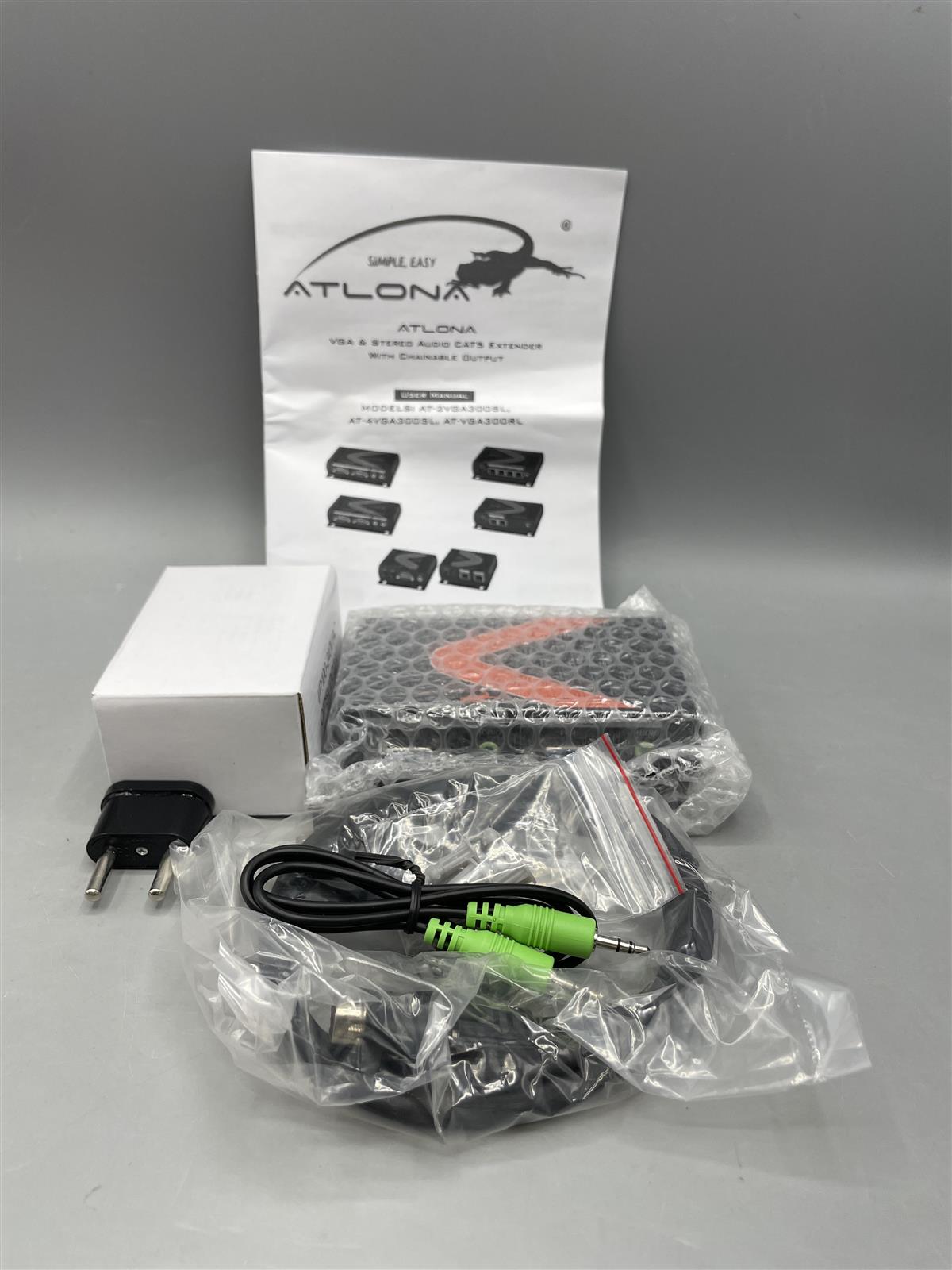 Atlona VGA ja stereoääni CAT5 -jatkaja