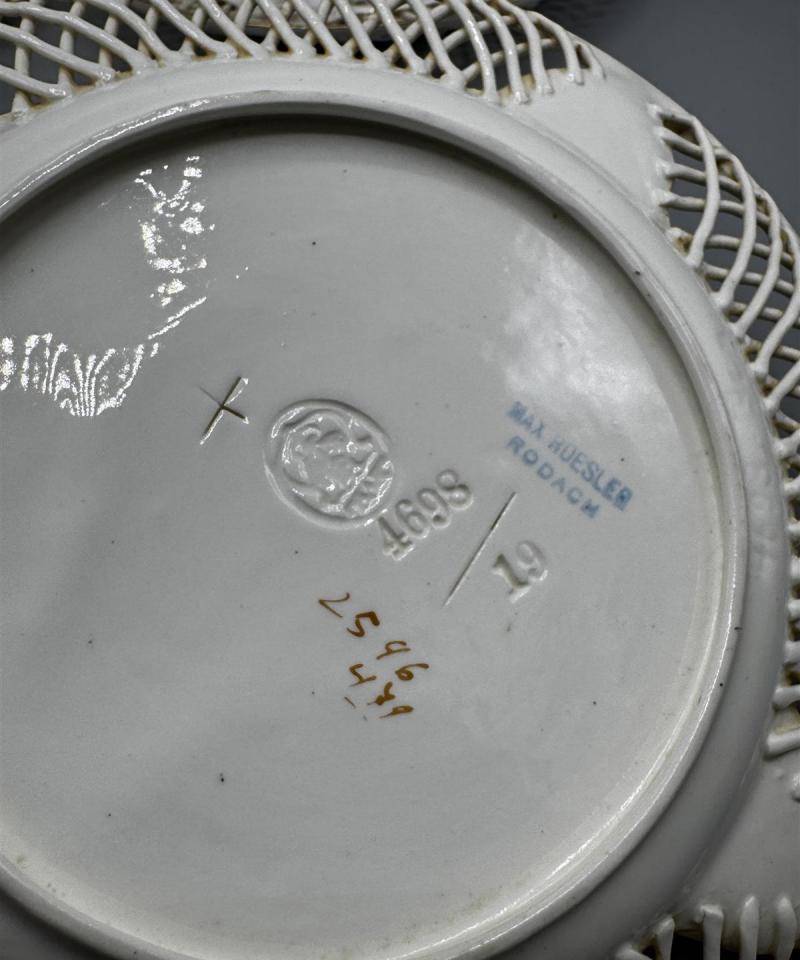 Rodach Max Roesler lautaset (4 kpl) 1900 luvun alku