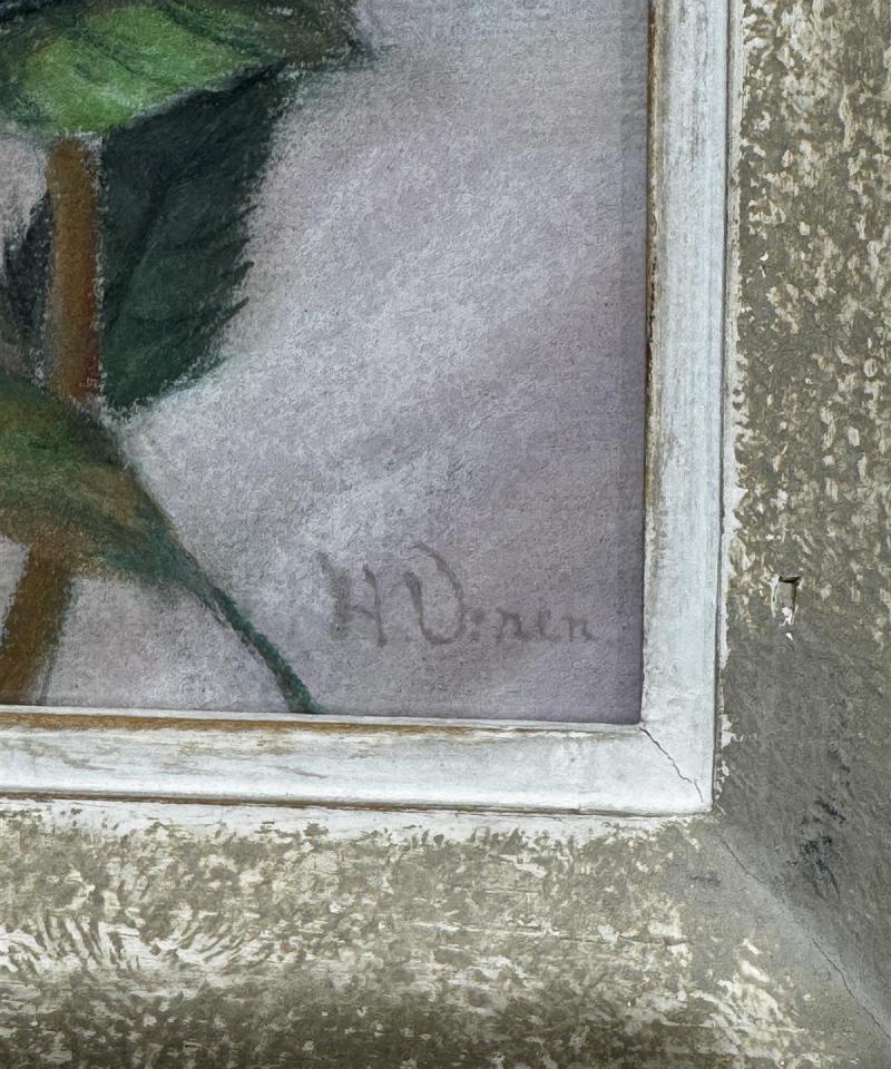 Taulu pastelli kukkamaalaus (2 kpl) HU