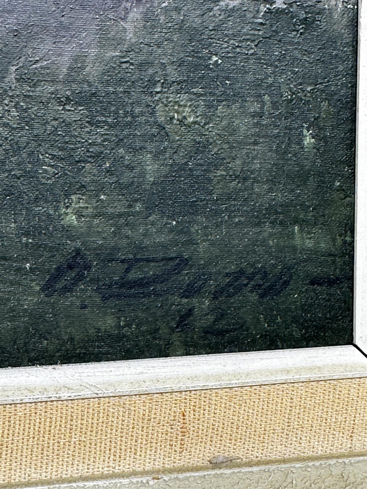 Taulu öljyväri maisema O Rovio