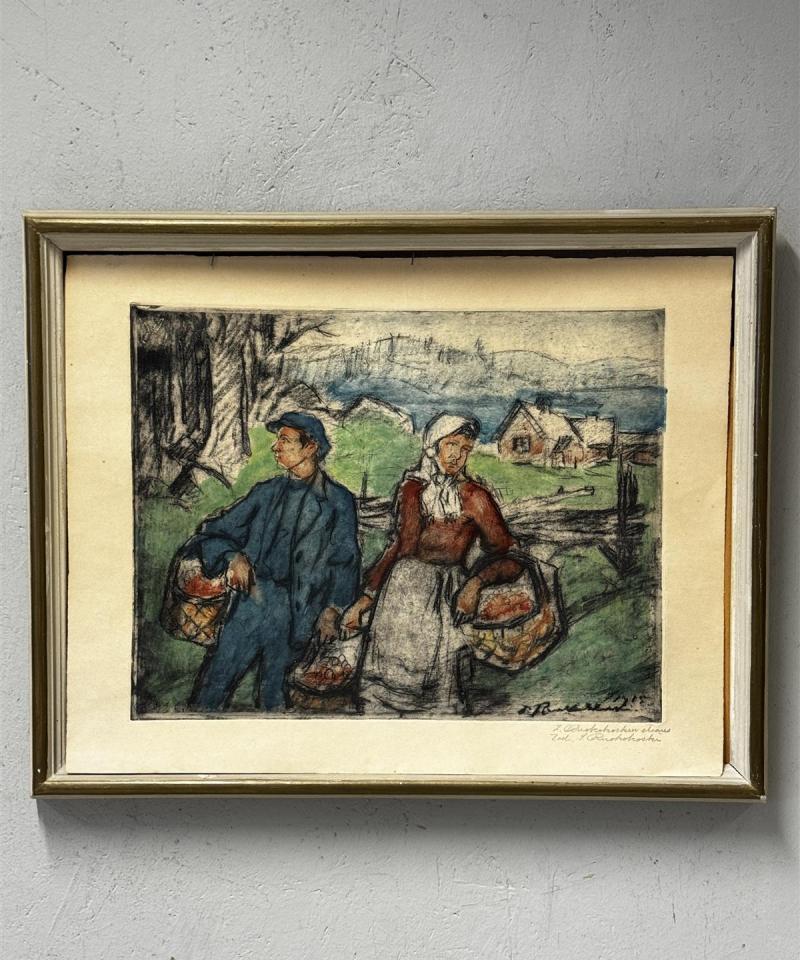 Taulu värietsaus Jalmari Ruokokoski