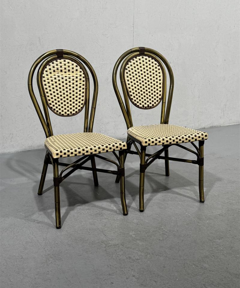 Polyrottinki thonet-tyylin tuolit (2 kpl)