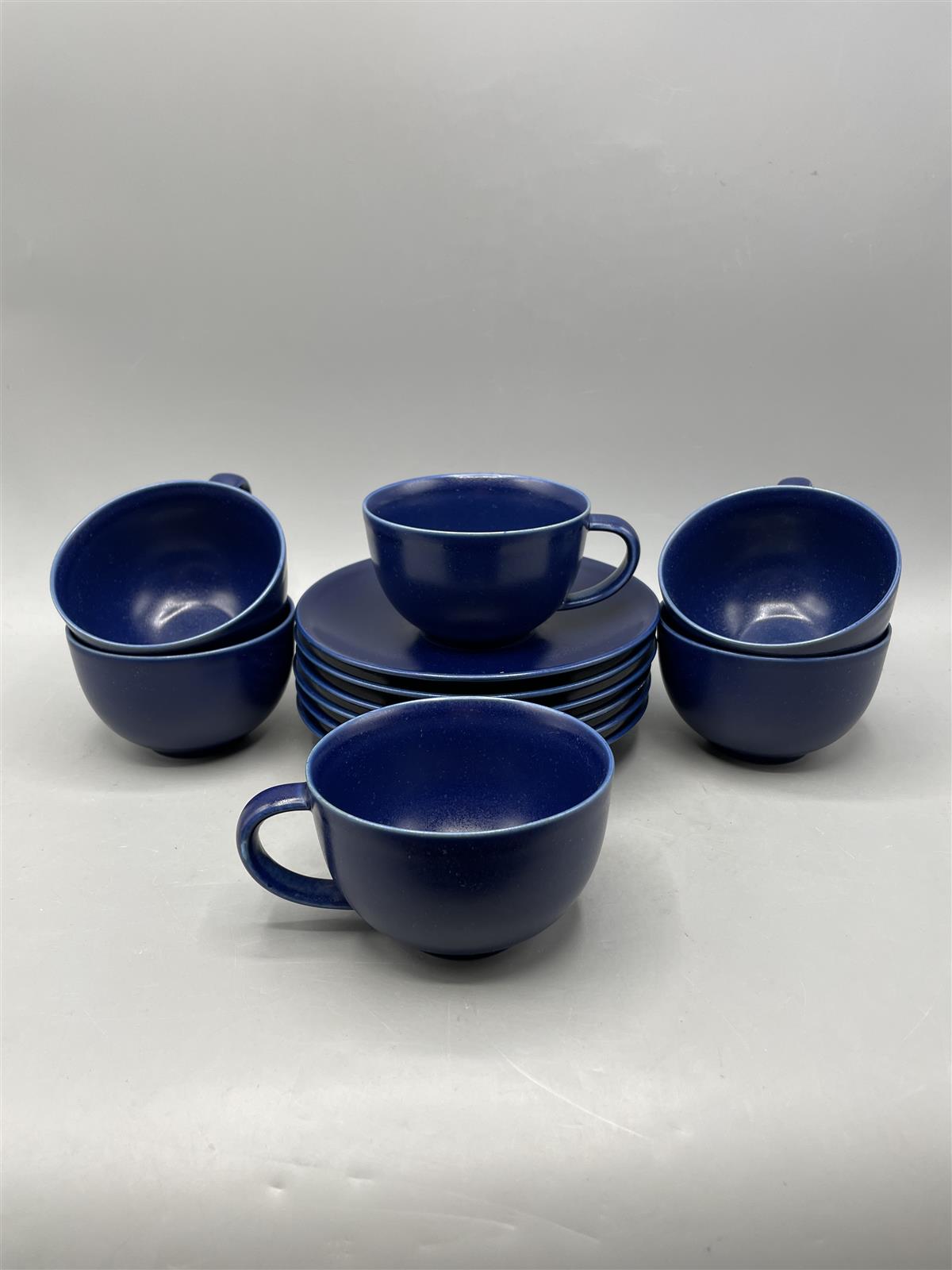 Arabia 24H sininen kahvikuppi 6kpl, Heikki Orvola