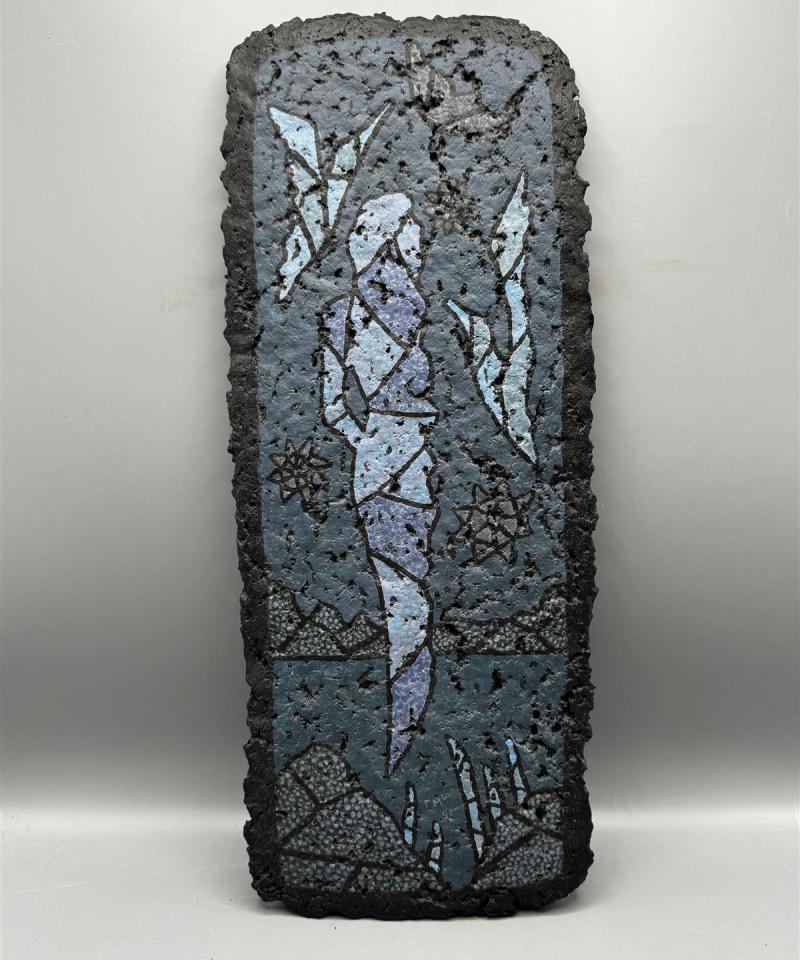 Koristeellinen seinälaatta paperimassaa