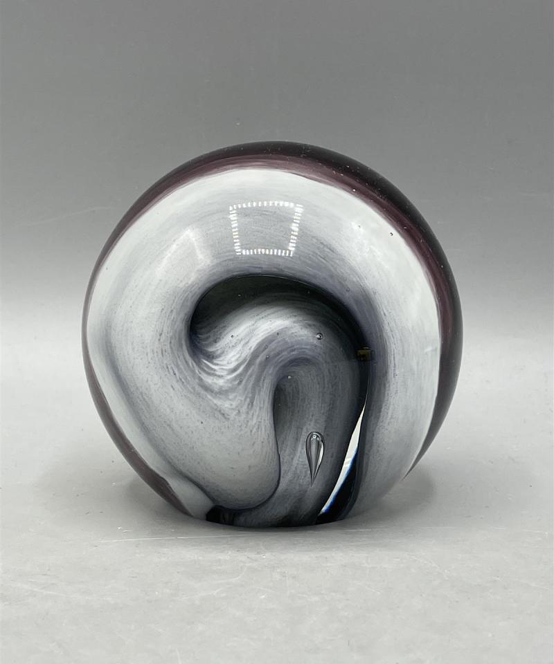 Paperipaino lasipallo koristeet 3kpl