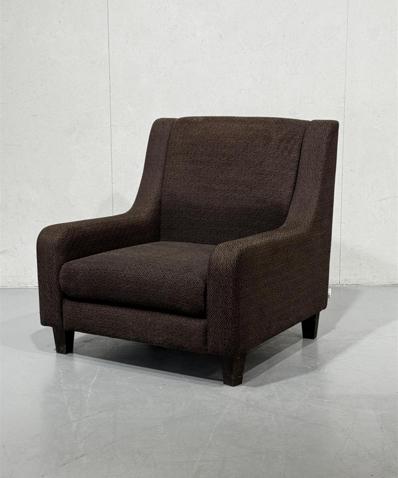 Borg Wingback nojatuoli ruskea