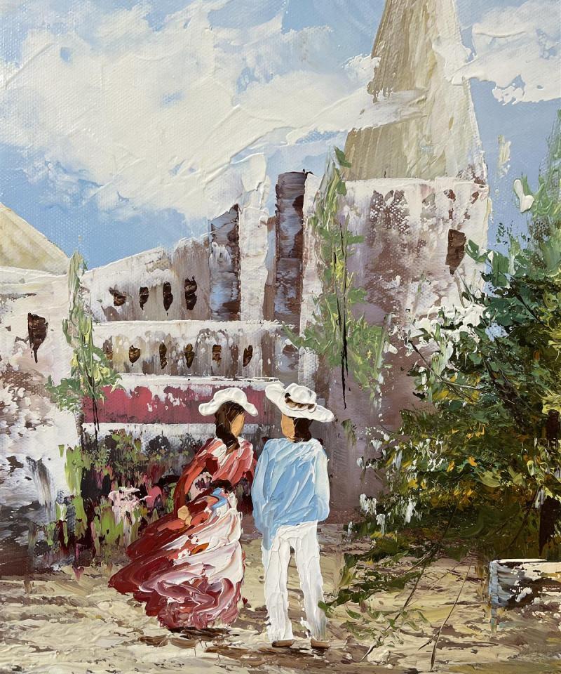 Taulu Maisema öljyväri, Thomas