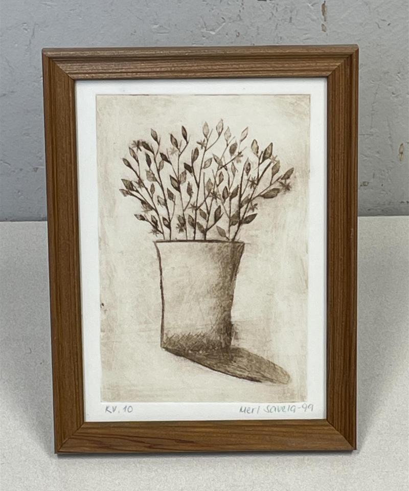 Taulu ”Kukat ruukussa”, Meri Savela -99