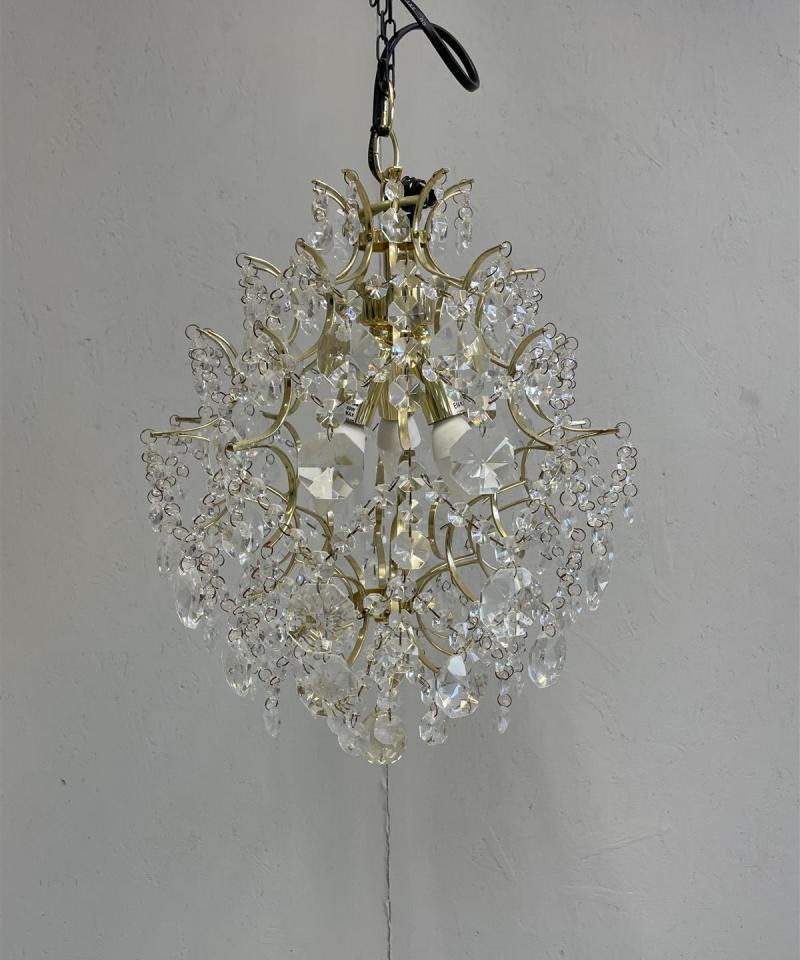 Markslöjd Rosendal Kristallikruunu 3-valopistettä