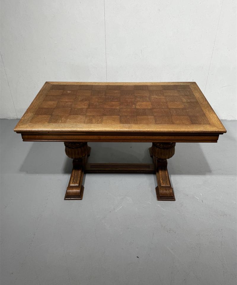 Rustiikki ruokapöytä 147x91cm levitettävä