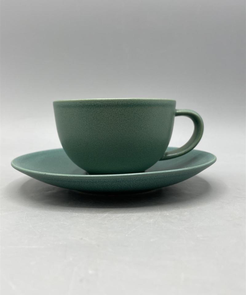 Arabia 24H vihreä kahvikuppi 6kpl, Heikki Orvola