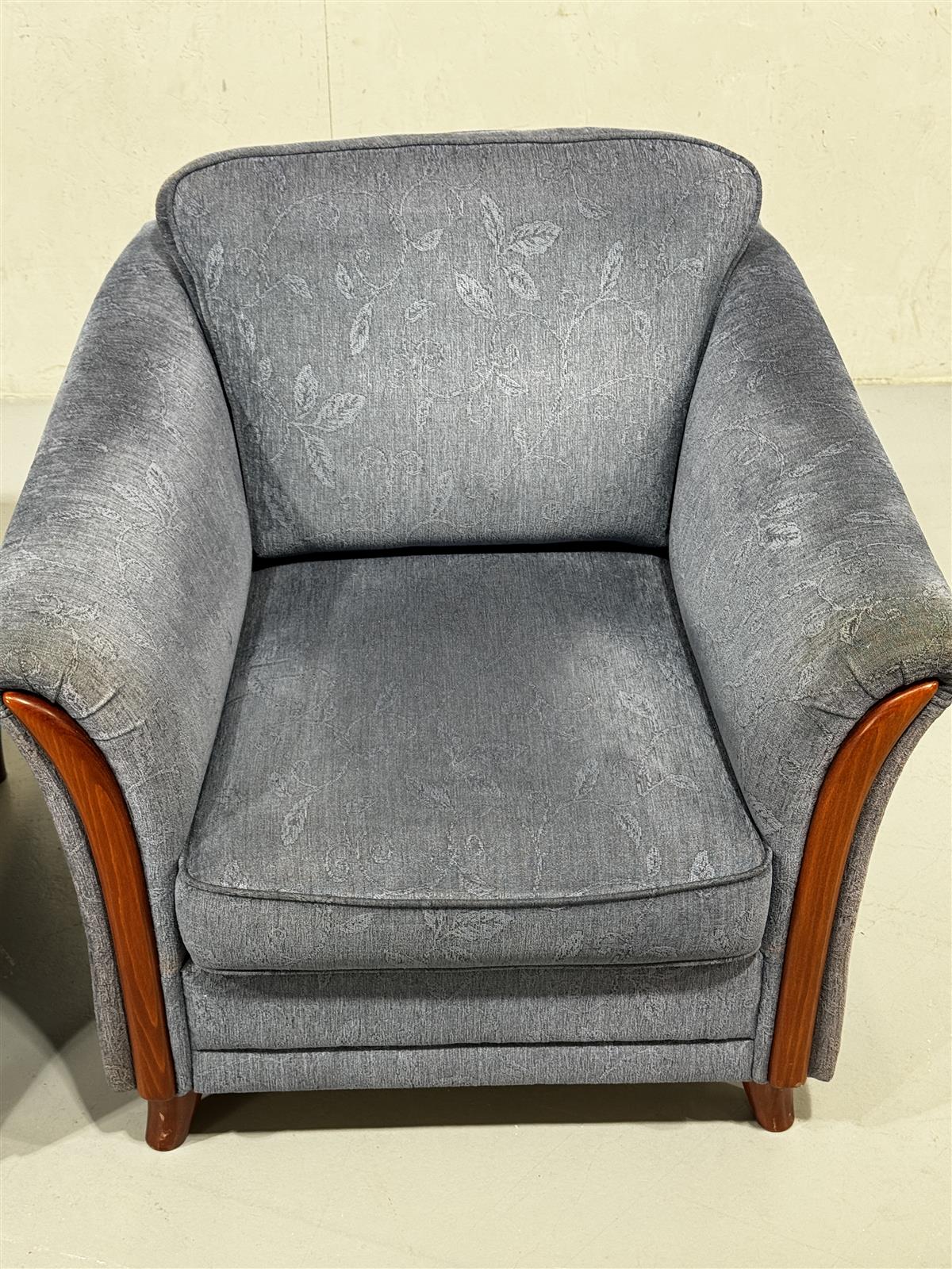 Bröderna Anderssons nojatuolit (2kpl) sininen