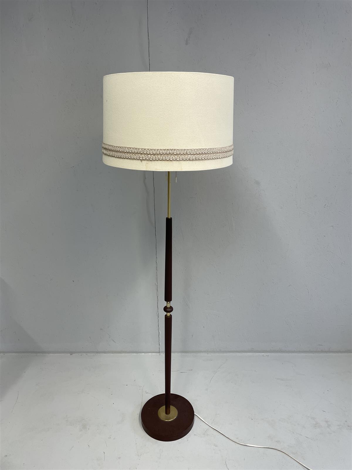 Vintage Lattiavalaisin puu messinki