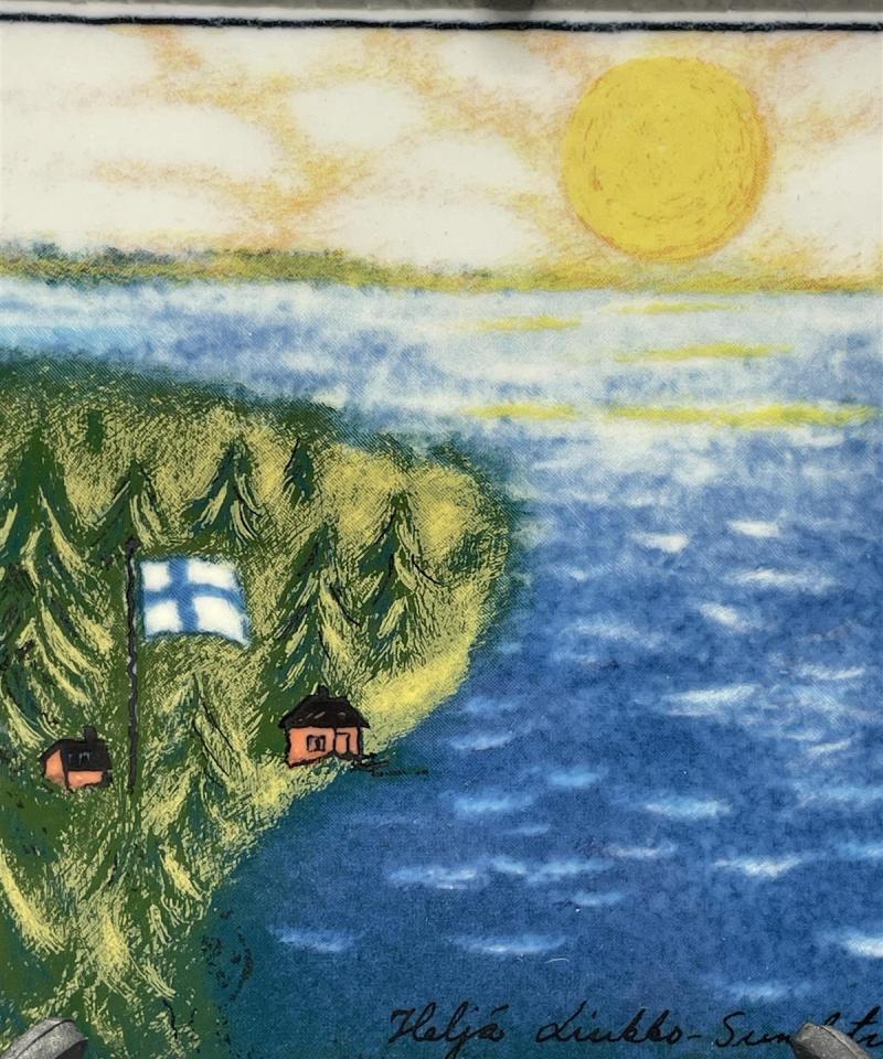 Arabia Kotimaani Suomi seinälaatta, HLS