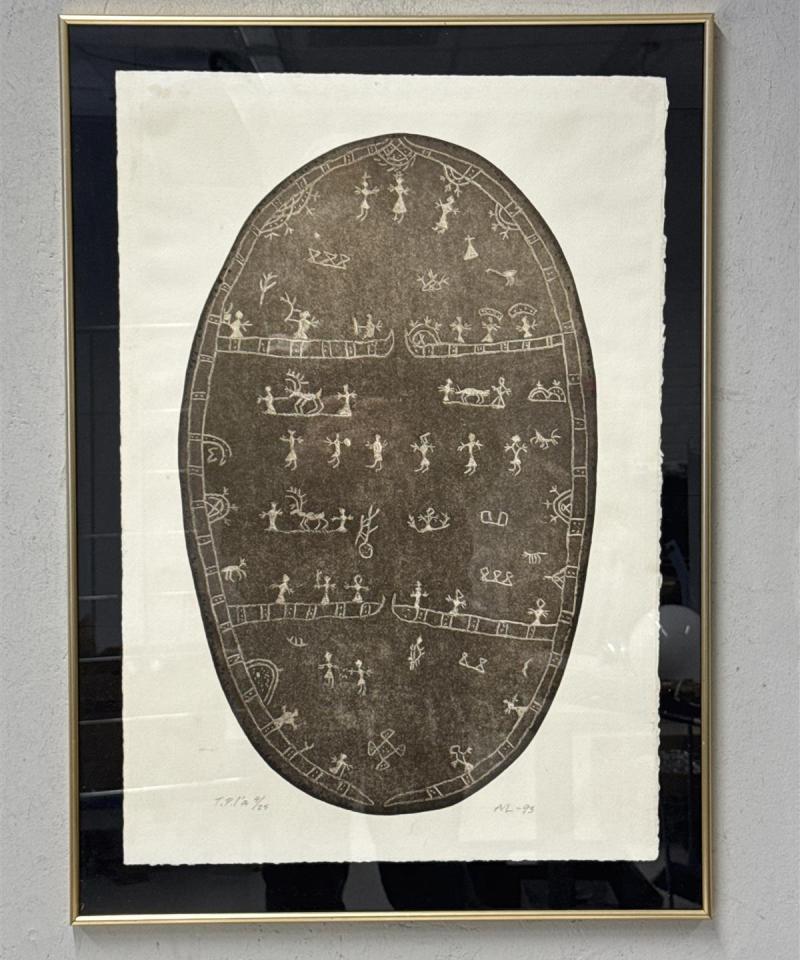 Taulu grafiikkateos 4/25 AL -93