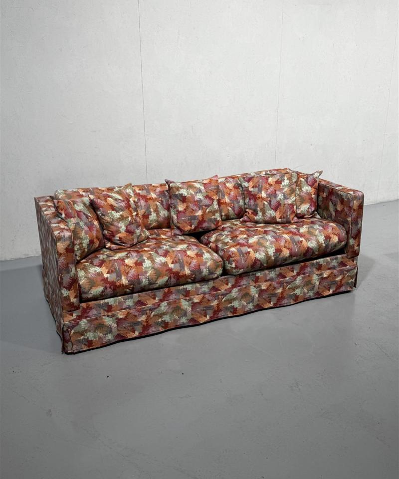 Sohva 2 istuttava, monivärinen