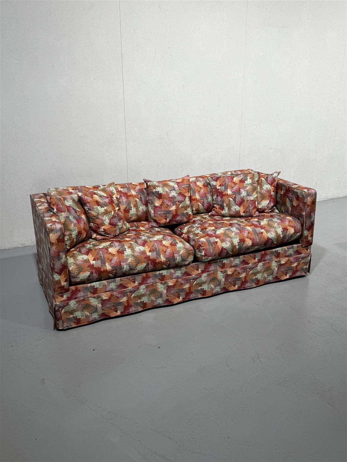 Sohva 2 istuttava, monivärinen