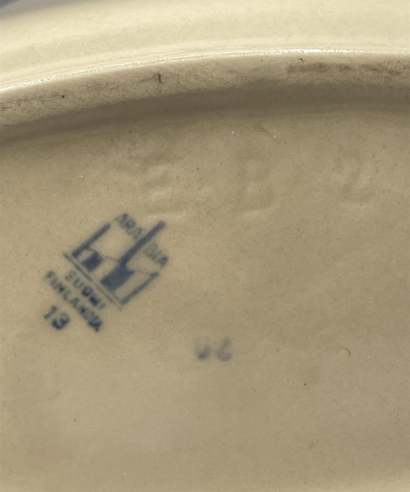 Arabia Potatismjöl maustepurkki, piippuleima