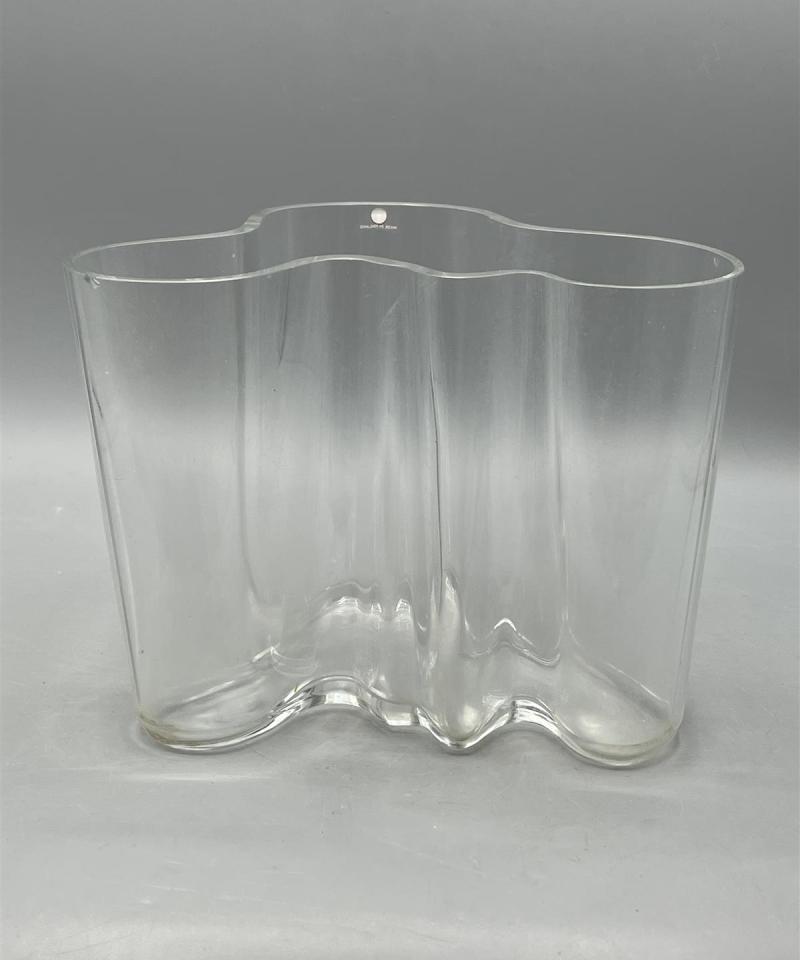 Iittala Aalto 3030 maljakko kirkas 160mm, Alvar Aalto