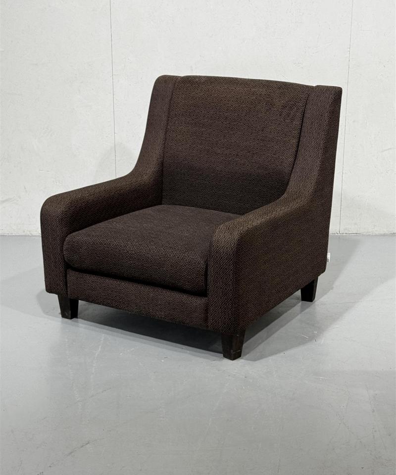 Borg Wingback nojatuoli ruskea