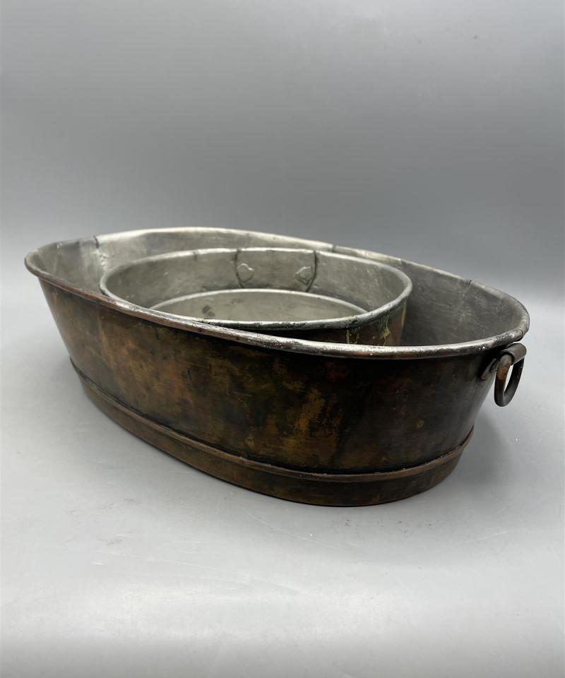 Vintage metalli astiat 3kpl