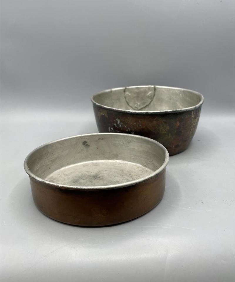 Vintage metalli astiat 3kpl