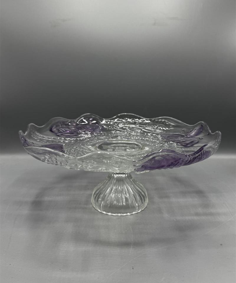 Koristeellinen tarjoiluvati lasi