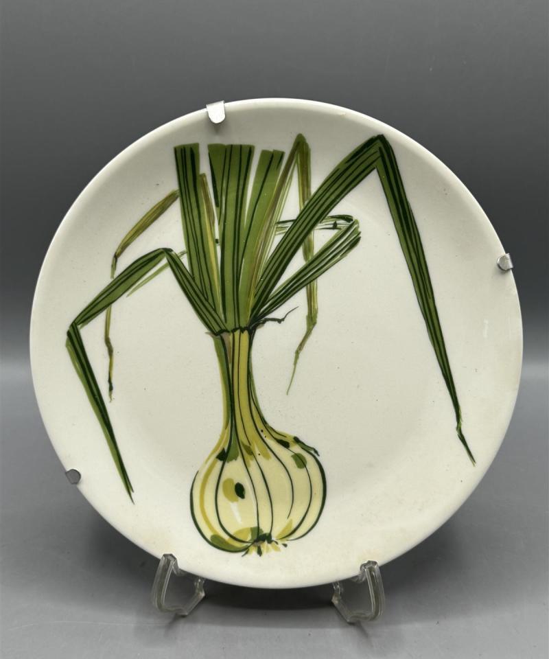 Arabia kesäsipuli seinälautanen Gunvor Olin-Grönqvist