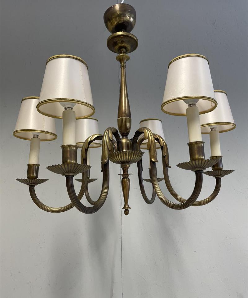 Klassinen kattokruunu 6-valopistettä