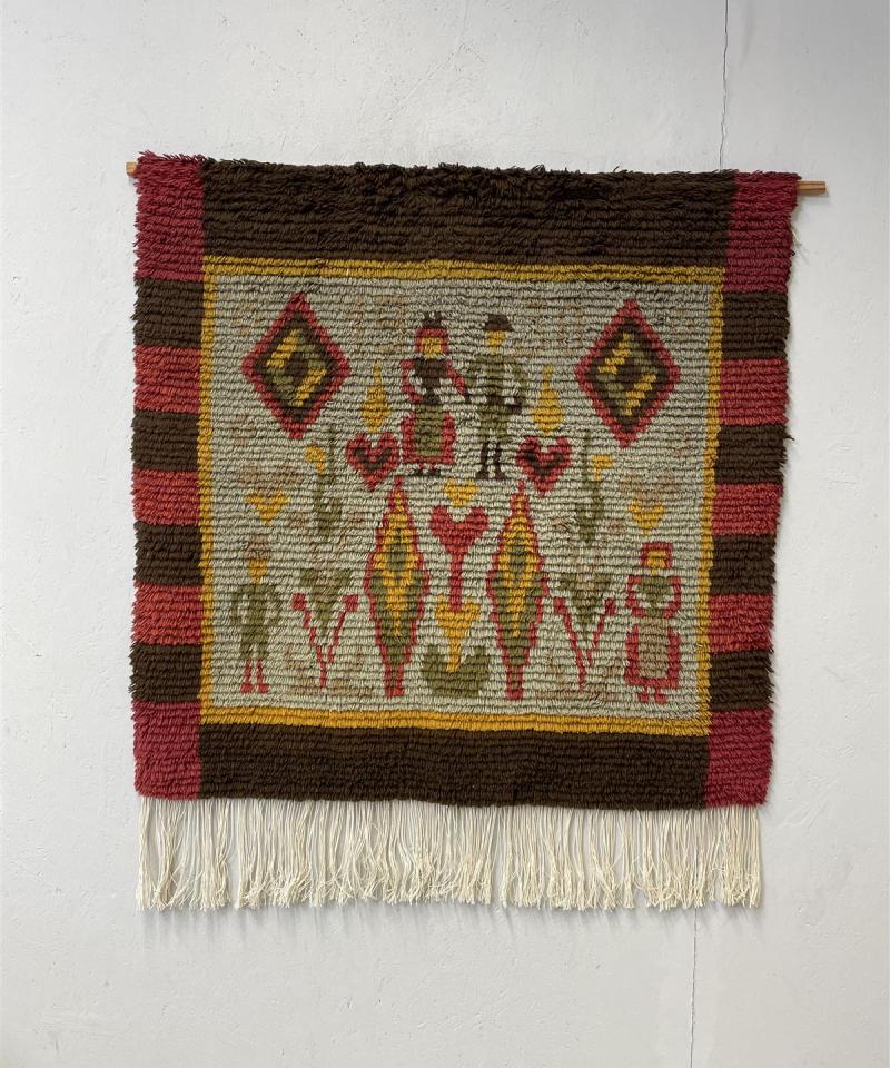 Vintage Ryijy 83x95cm