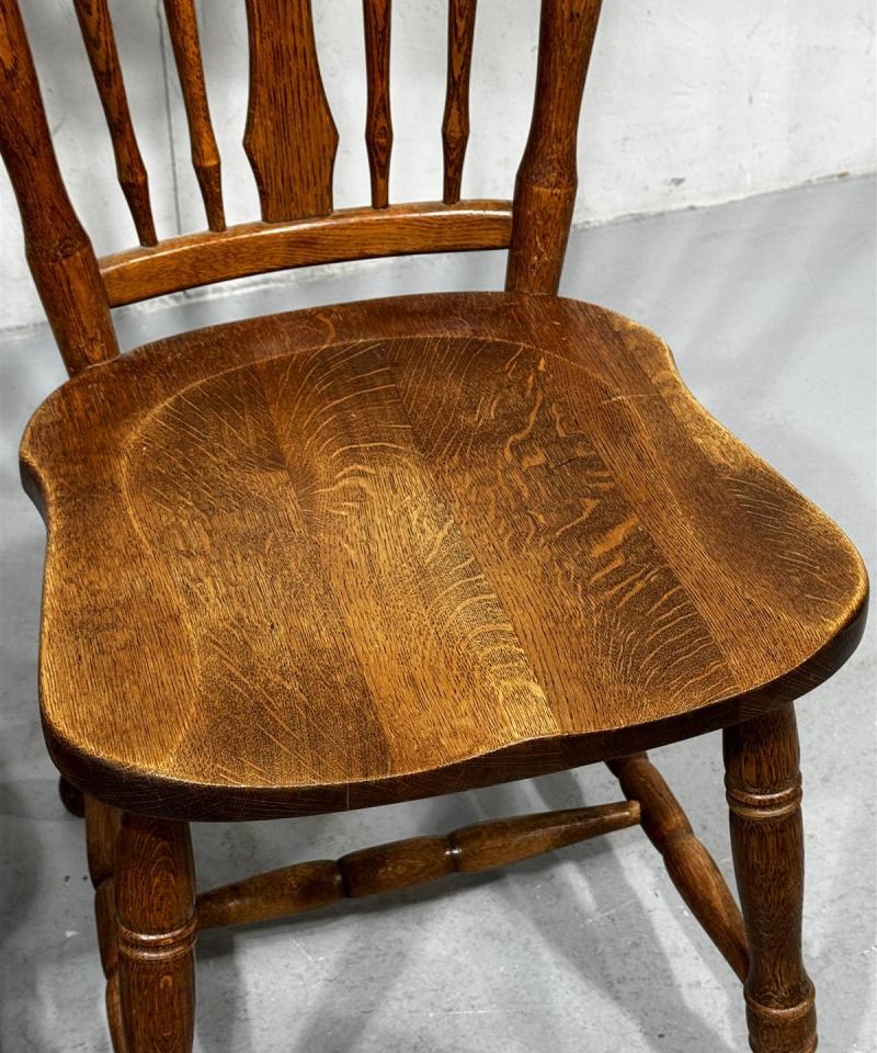 Vintage tammipuutuolit (4 kpl)