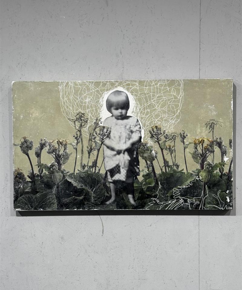 Taulu "Helgan puutarha" maalaus Carita Berg