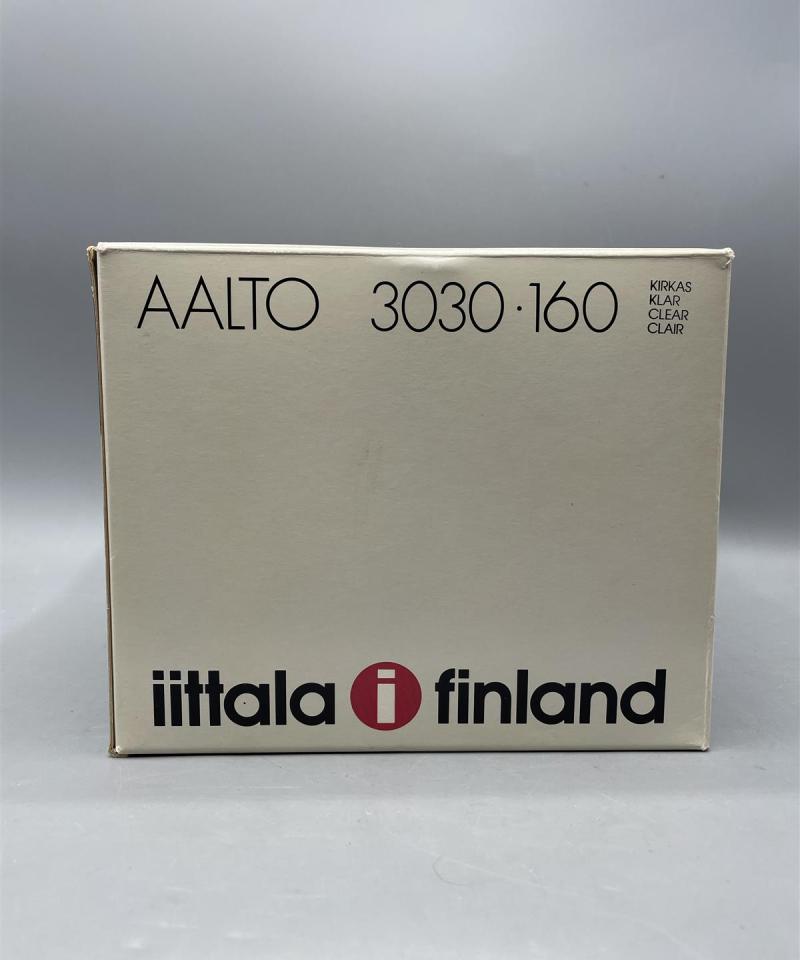 Iittala Aalto 3030 maljakko kirkas 160mm, Alvar Aalto