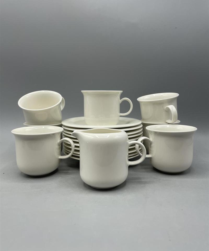 Arabia Arctica kahvikupit 7kpl + kermakko