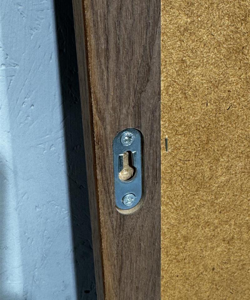 Peili puukehyksellä 90x140