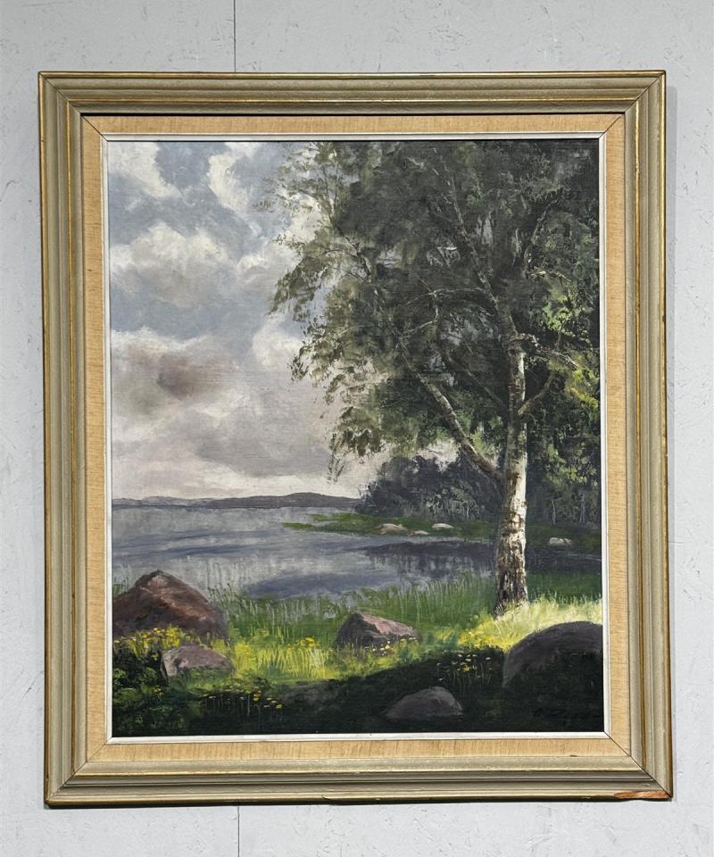 Taulu öljyväri maisema O Rovio