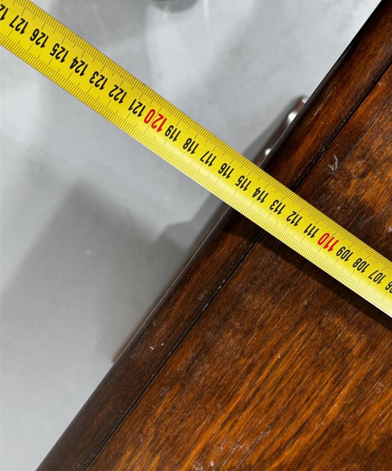 Rustiikki ruokapöytä 120x80cm jatkettava