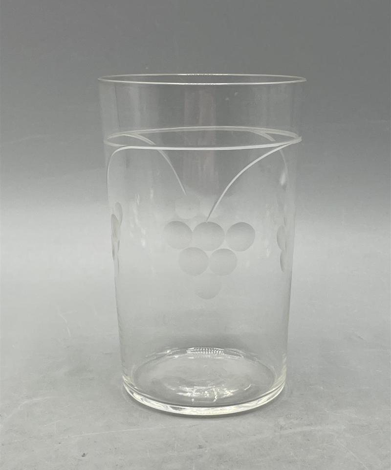 Kirkkaat juomalasit hiottu koriste 9kpl