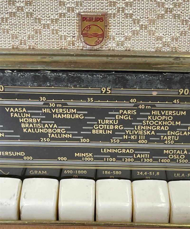 Vintage Philips BSF 433A putkiradio