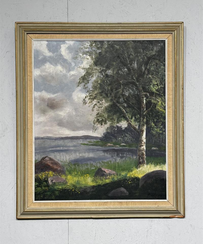 Taulu öljyväri maisema O Rovio